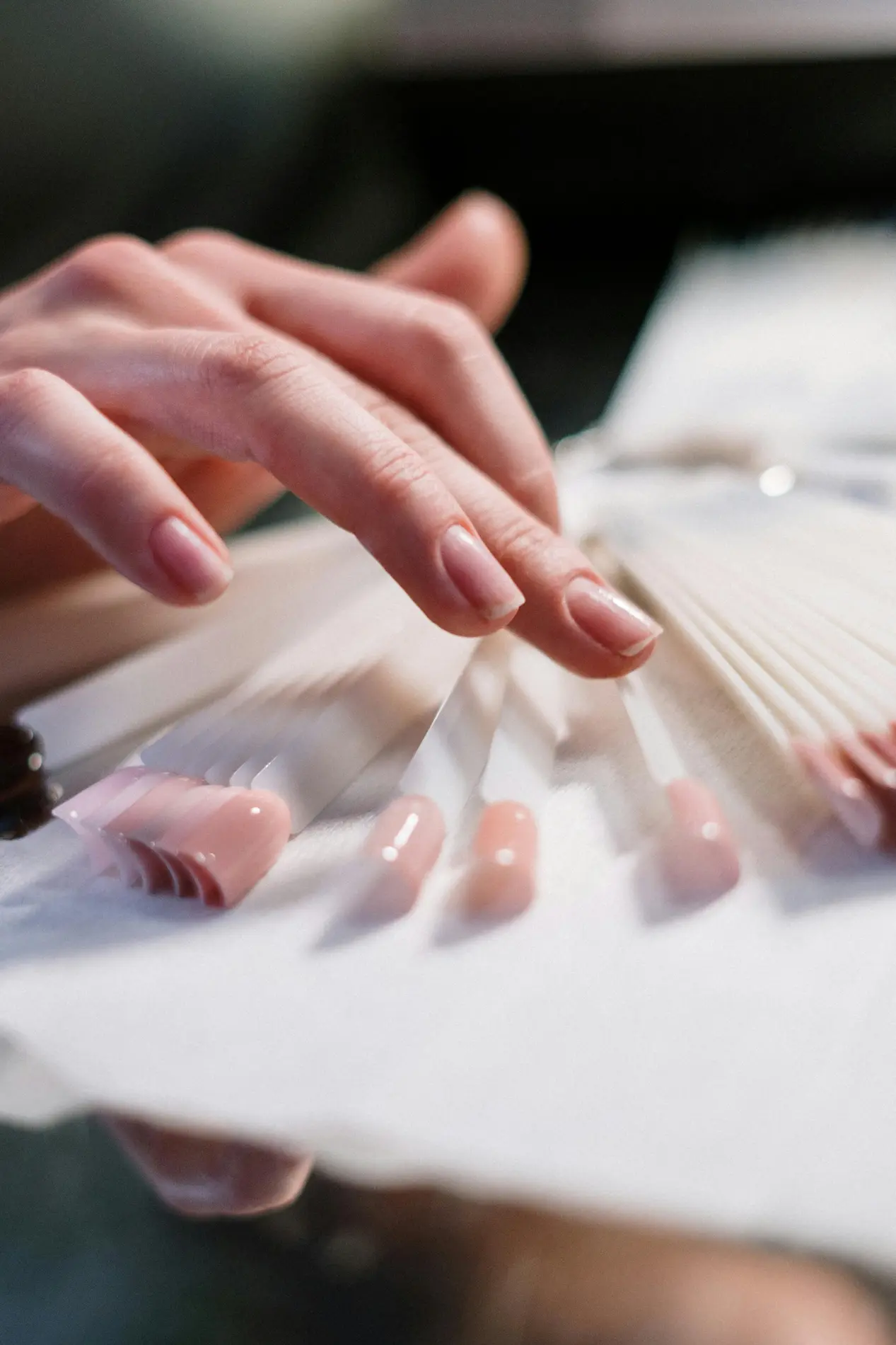 uñas con shellac esmalte